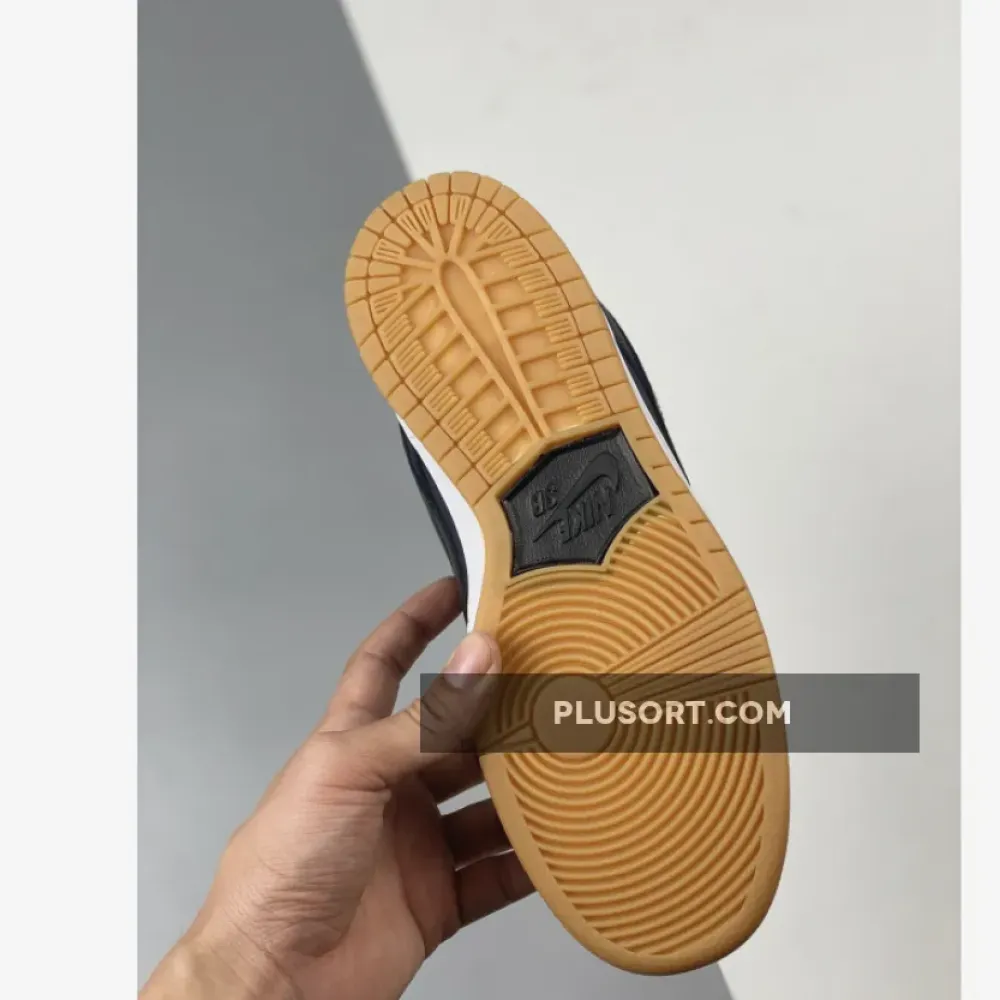 Nike SB Dunk Low Pro ISO Midnight Navy/White-Gum  CW7463-401