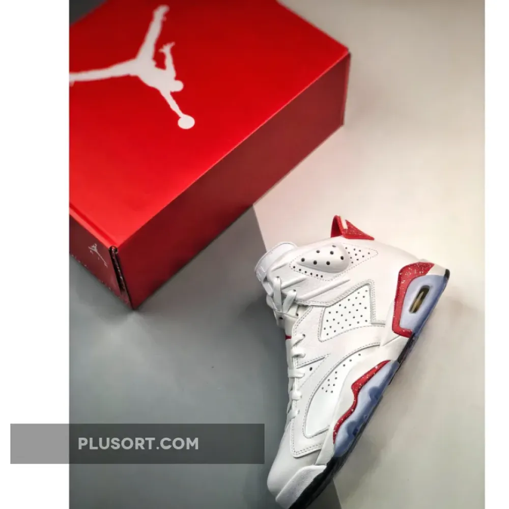 Air Jordan 6 ‘Red Oreo’ White/University Red-Black  CT8529-162