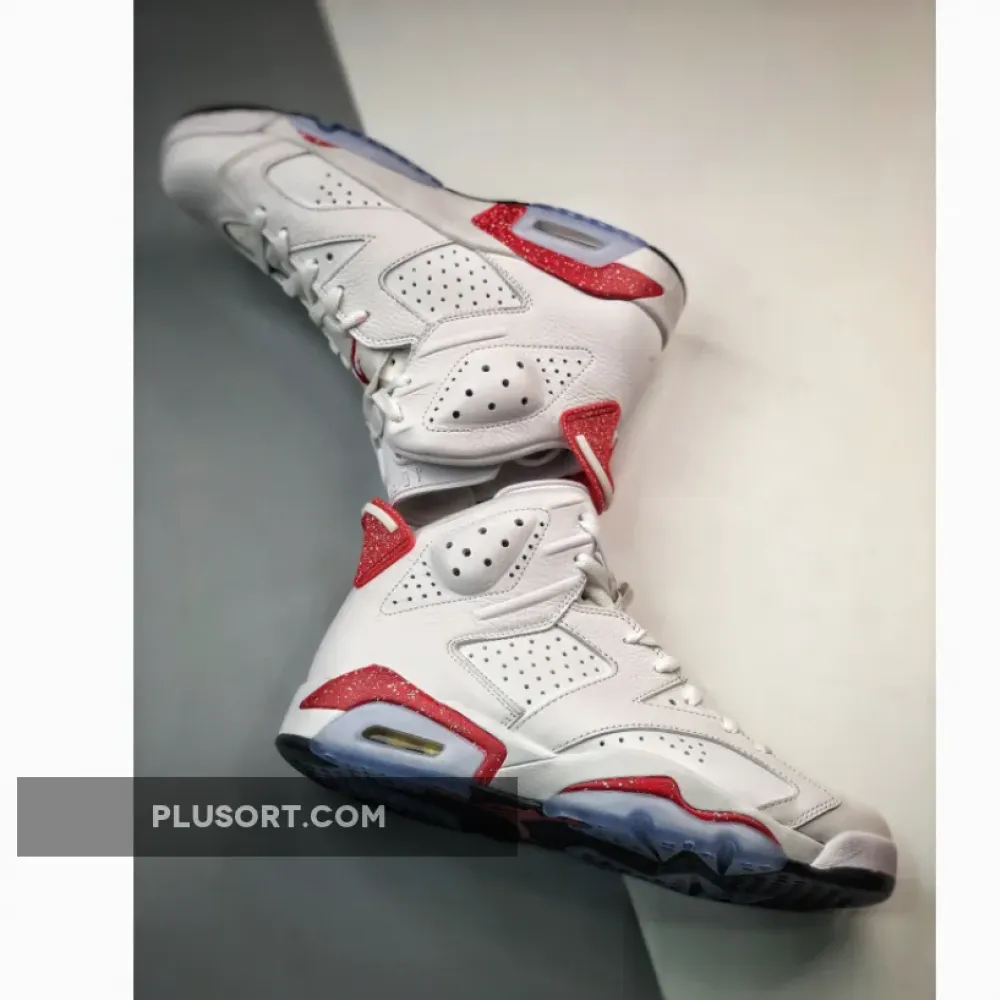 Air Jordan 6 ‘Red Oreo’ White/University Red-Black  CT8529-162