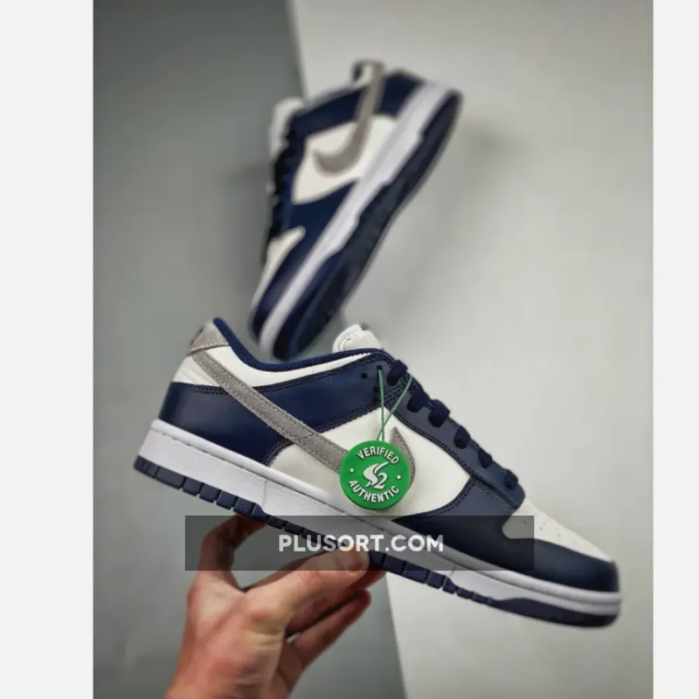 Nike Dunk Low Midnight Navy/Grey-White  FD9749-400