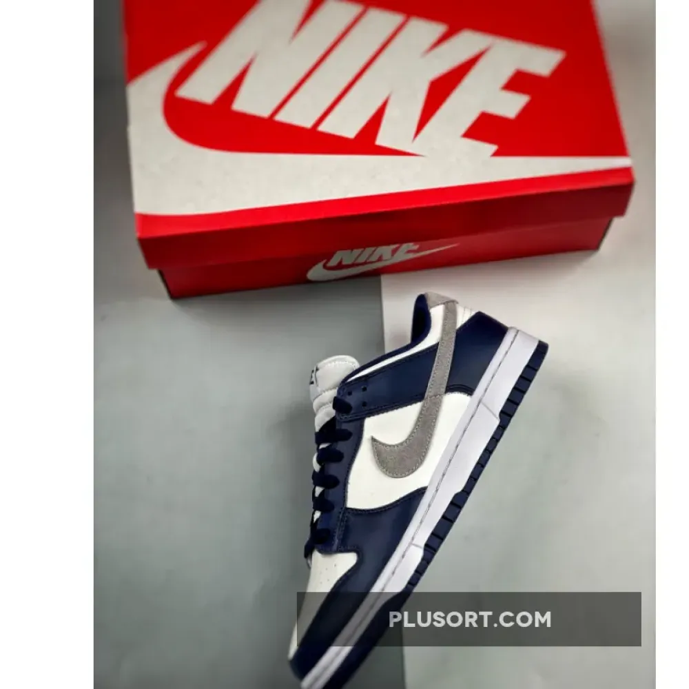 Nike Dunk Low Midnight Navy/Grey-White  FD9749-400