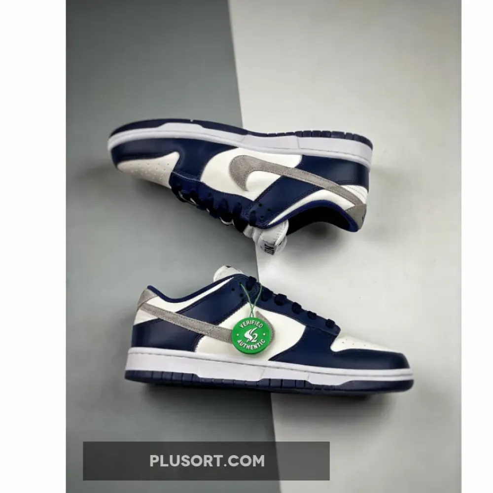 Nike Dunk Low Midnight Navy/Grey-White  FD9749-400