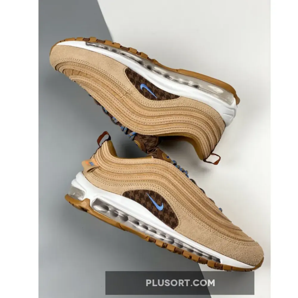Nike Air Max 97 “Teddy Bear” Wheat/Celestine Blue-Flax-Gum  DZ5348-288