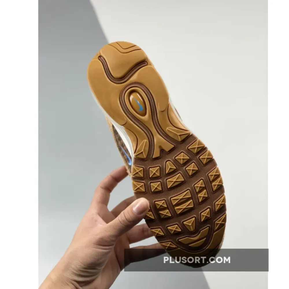 Nike Air Max 97 “Teddy Bear” Wheat/Celestine Blue-Flax-Gum  DZ5348-288