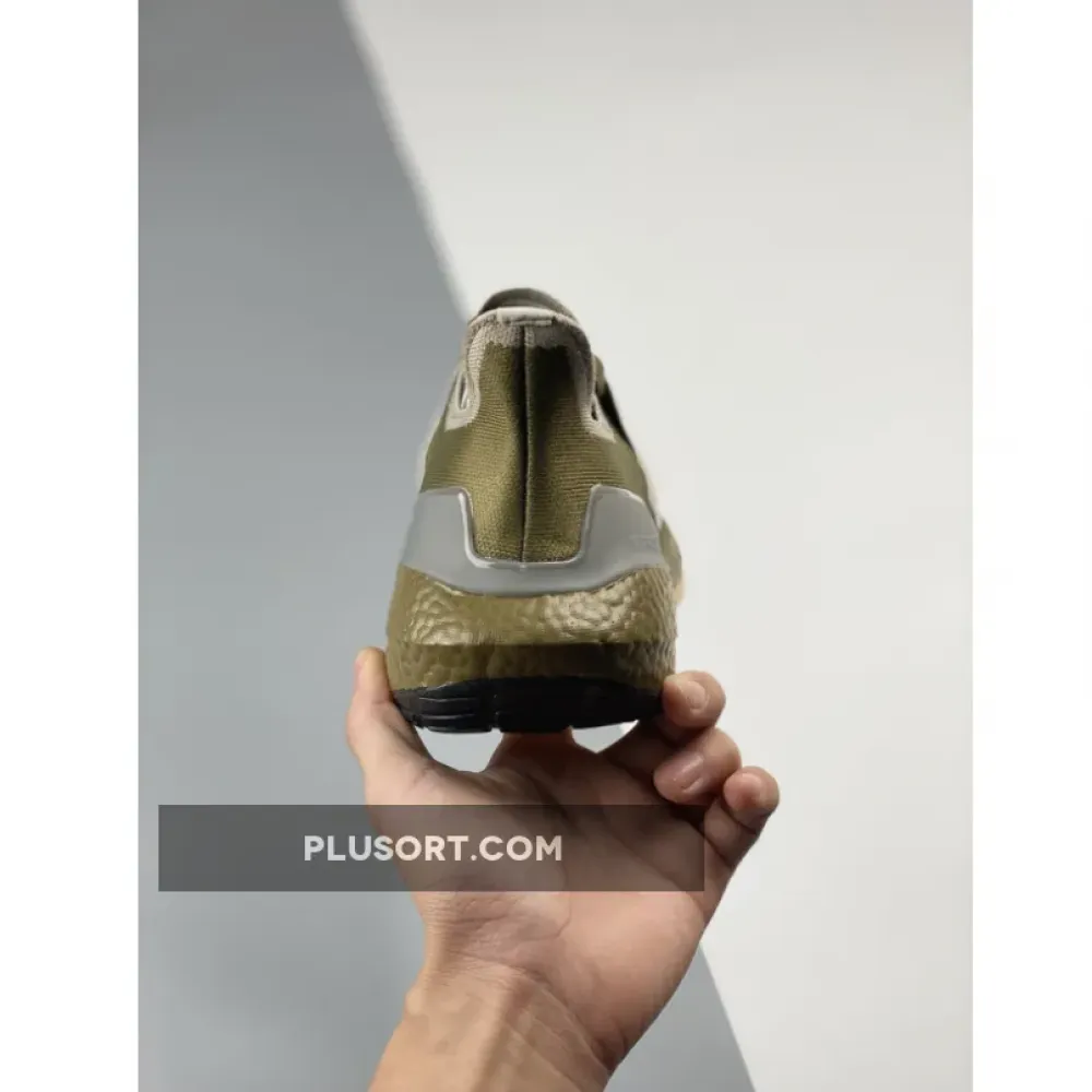 adidas Ultra Boost 22 Orbit Green Beam Orange  GX9140