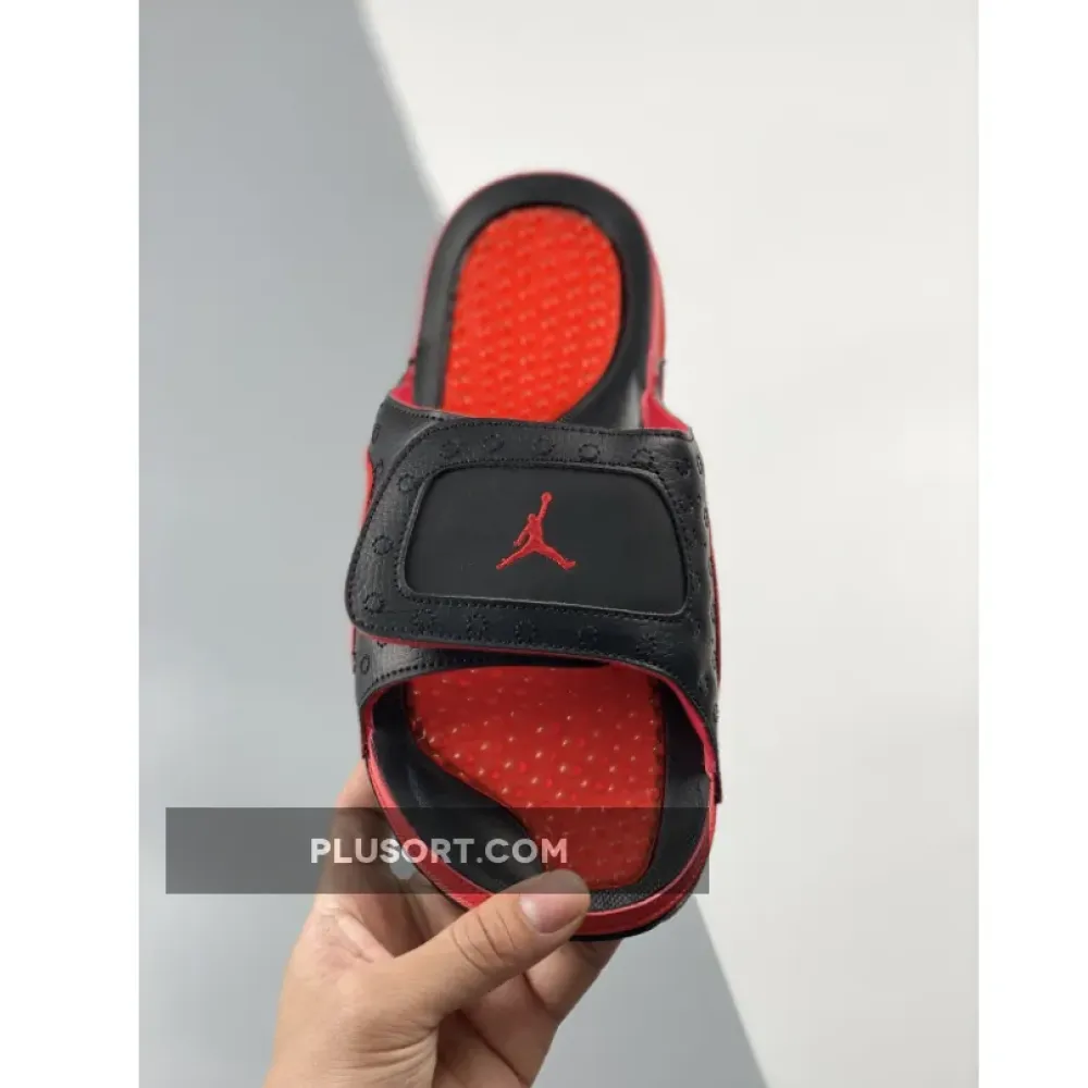 Jordan Hydro 13 Slide ‘Bred’ Black Red  684915-001