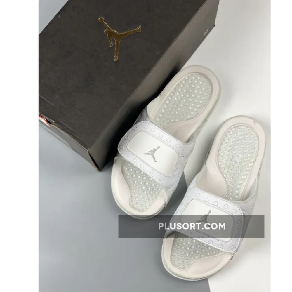 Jordan Hydro 13 Slide White/Metallic Silver  684915-100