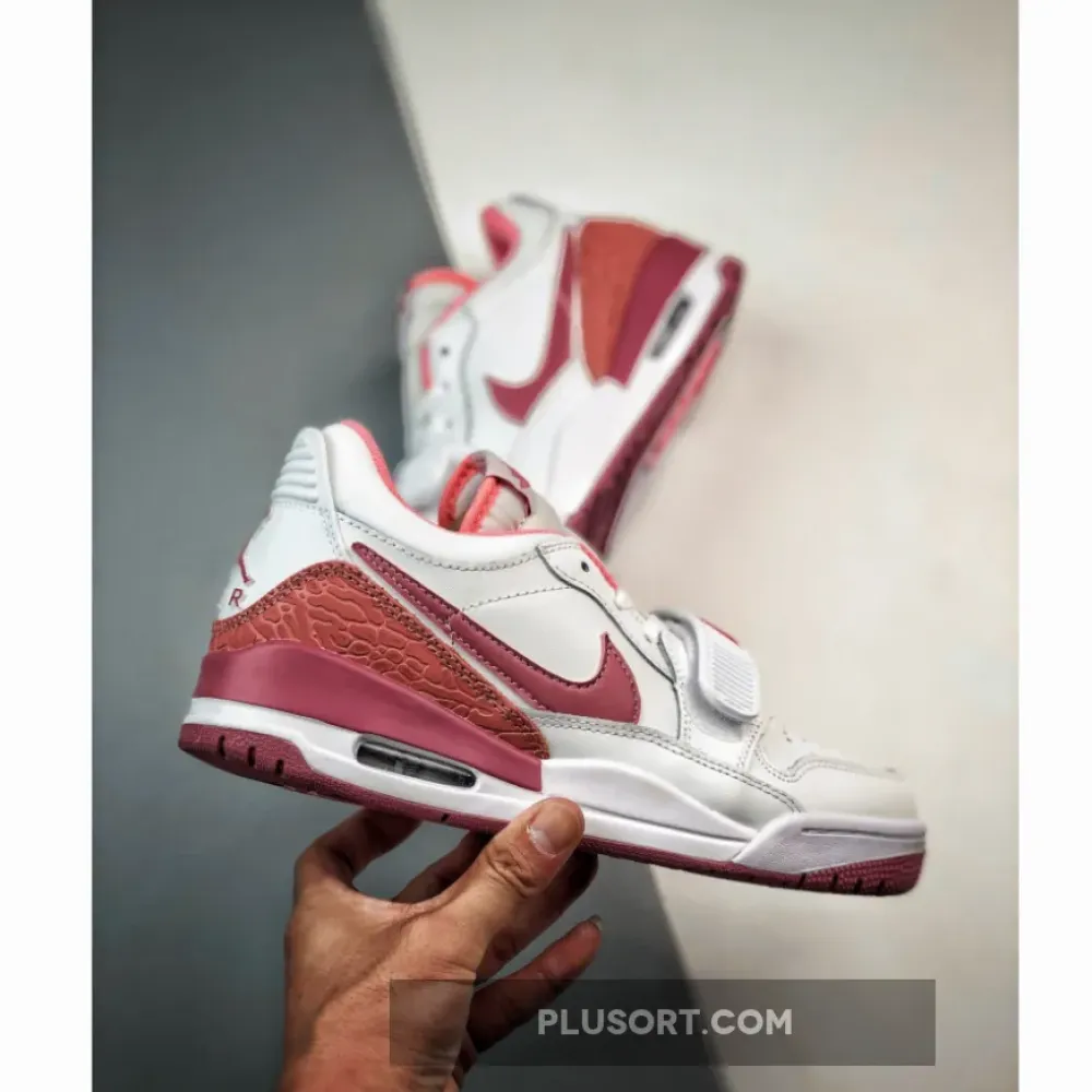 Jordan Legacy 312 Low White/Coral Chalk/Desert Berry  FN3407-161
