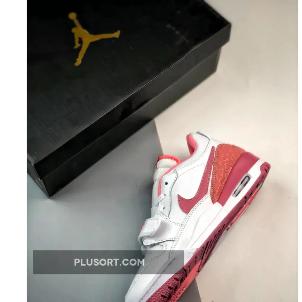 Jordan Legacy 312 Low White/Coral Chalk/Desert Berry  FN3407-161