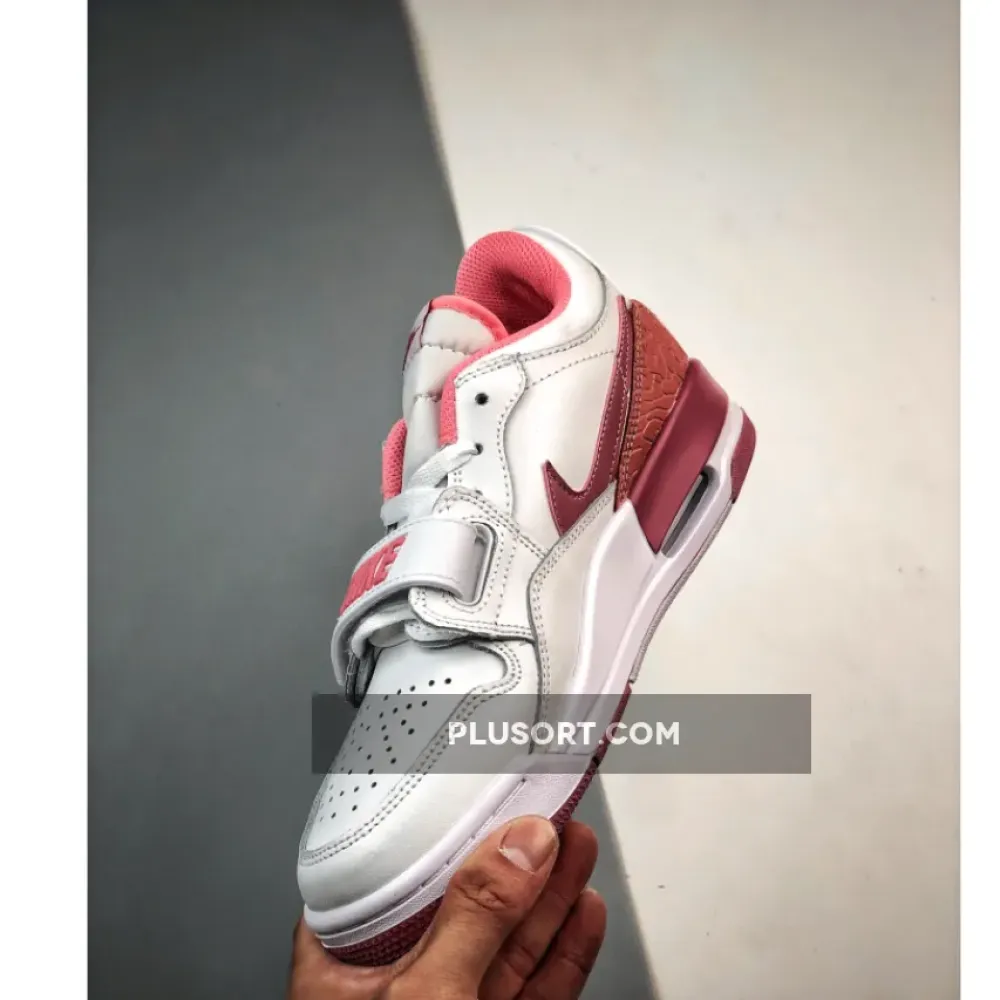 Jordan Legacy 312 Low White/Coral Chalk/Desert Berry  FN3407-161