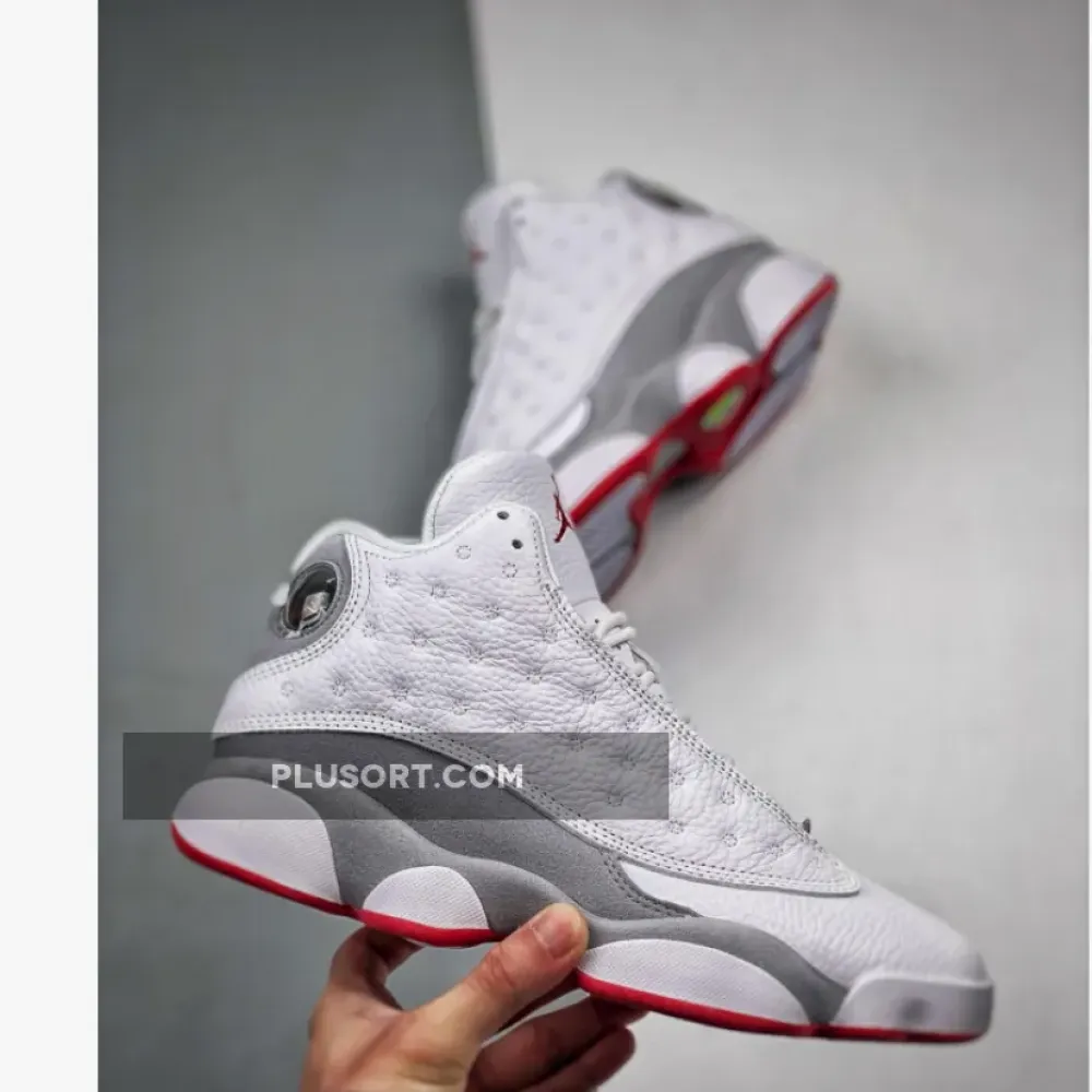 Air Jordan 13 White/True Red-Wolf Grey  414571-160