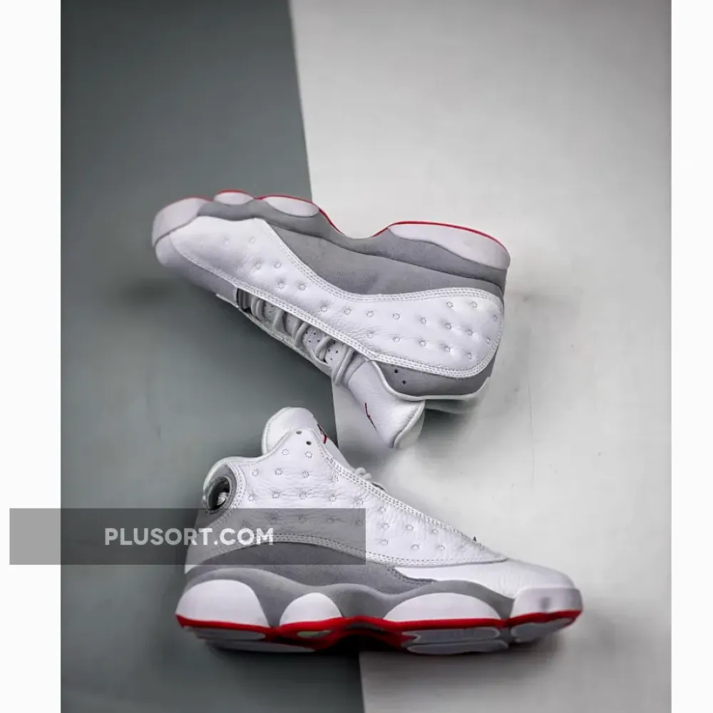 Air Jordan 13 White/True Red-Wolf Grey  414571-160
