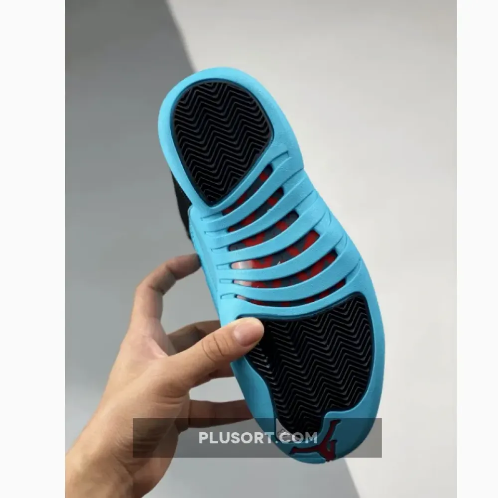 Air Jordan 12 Black/Gym Red-Gamma Blue  130690-027