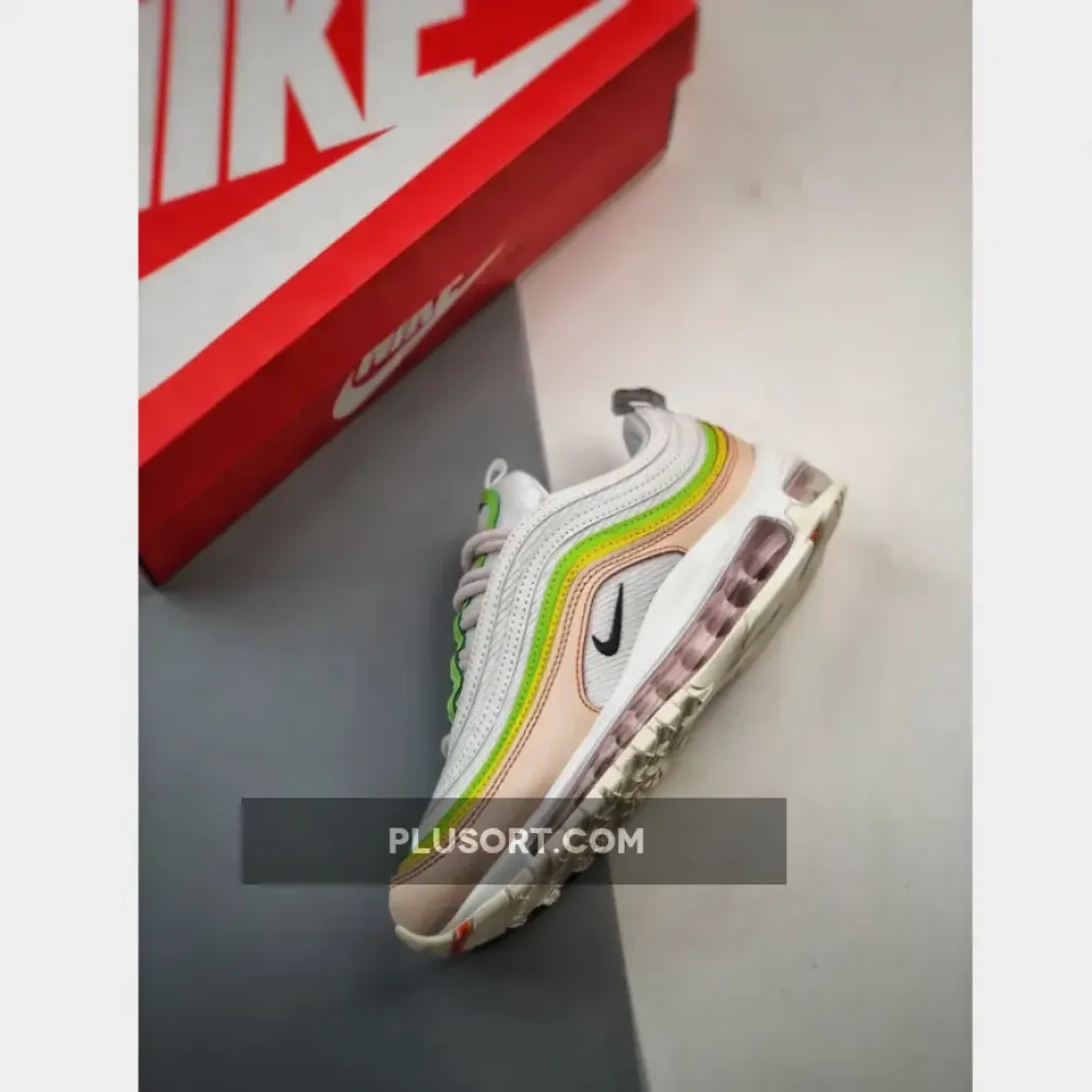 Nike Air Max 97 WMNS ‘Feel Love’ White/Green-Yellow  FD0870-100