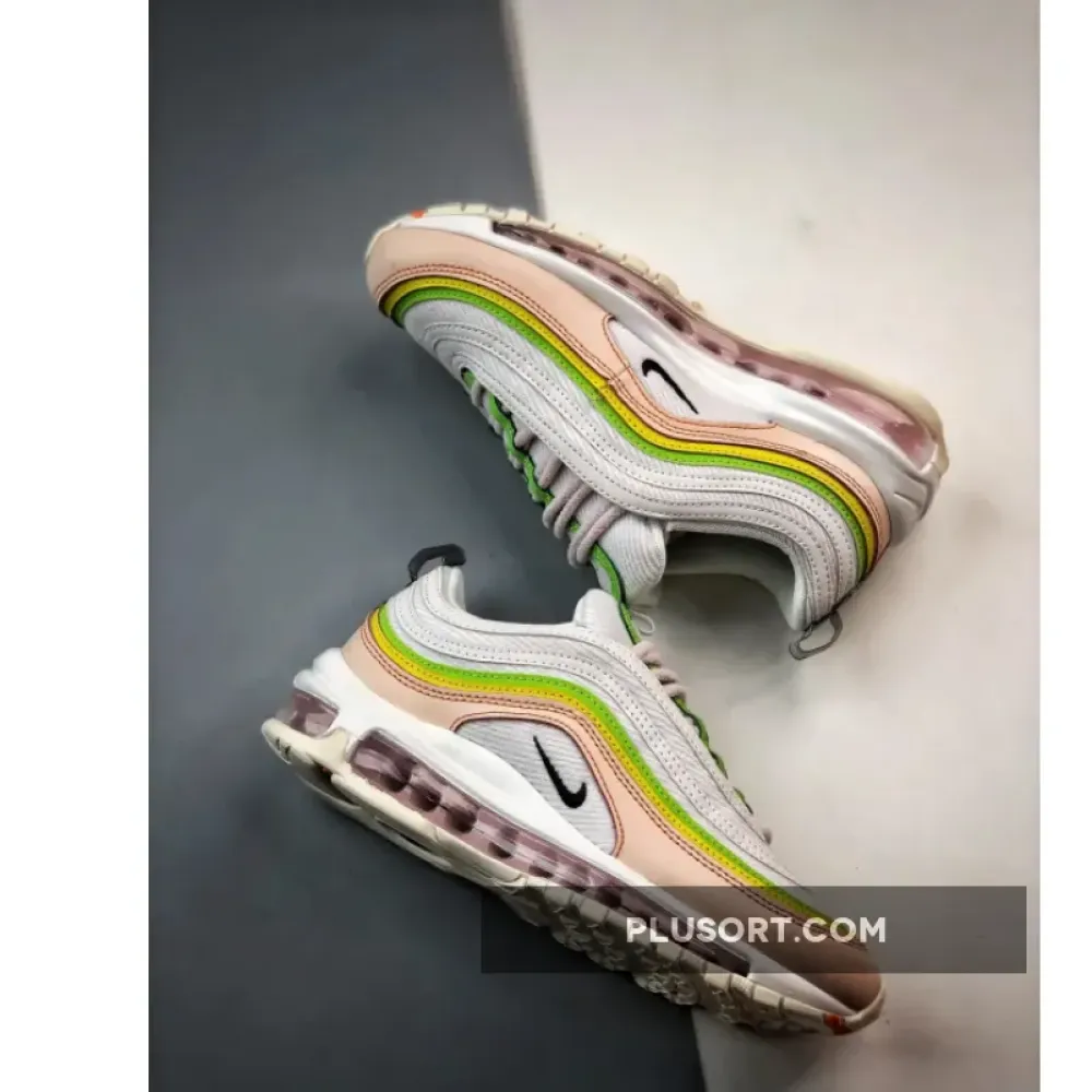 Nike Air Max 97 WMNS ‘Feel Love’ White/Green-Yellow  FD0870-100