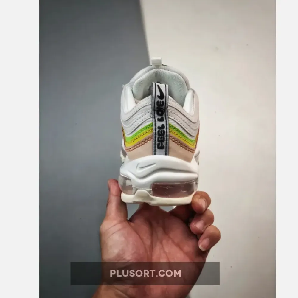 Nike Air Max 97 WMNS ‘Feel Love’ White/Green-Yellow  FD0870-100