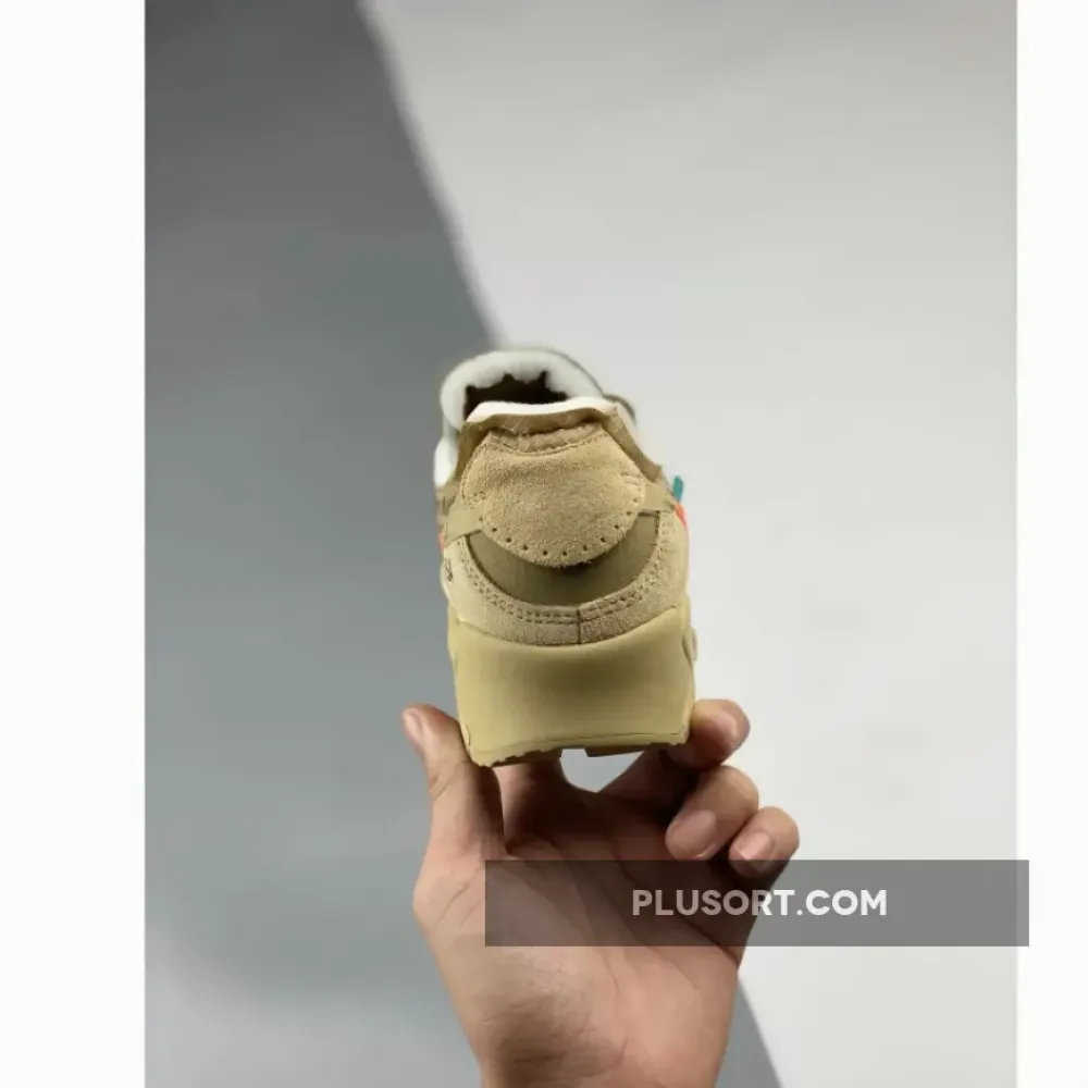 OFF-WHITE x Nike Air Max 90 Desert Ore  AA7293-200