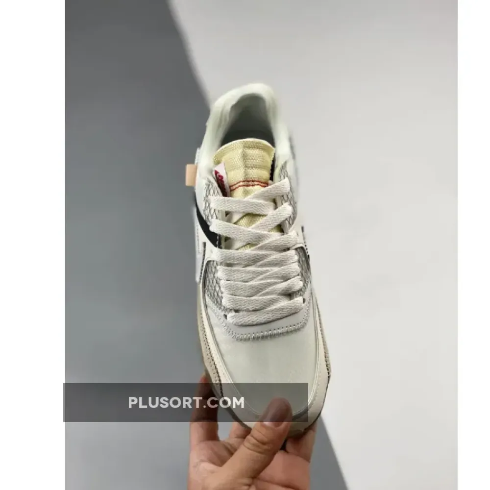 OFF-WHITE x Nike Air Max 90 Sail/White-Muslin  AA7293-100