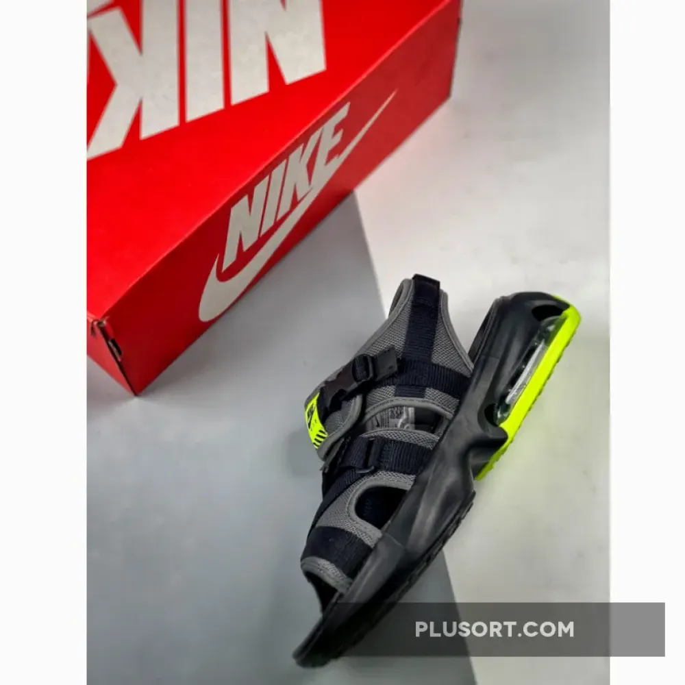 Nike Air Max Sol Sandals Black/Dark Grey/White/Volt  DD9972-004