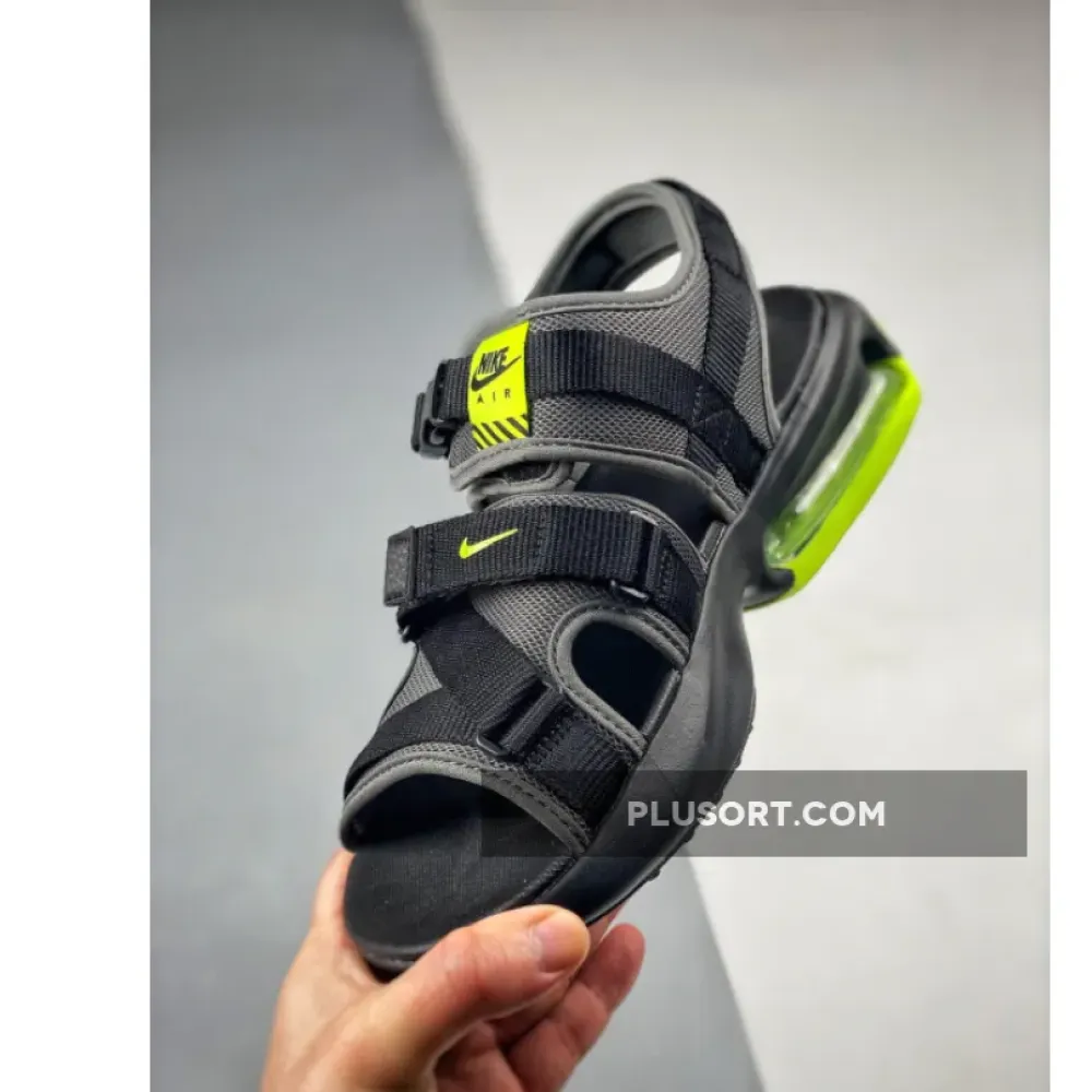 Nike Air Max Sol Sandals Black/Dark Grey/White/Volt  DD9972-004
