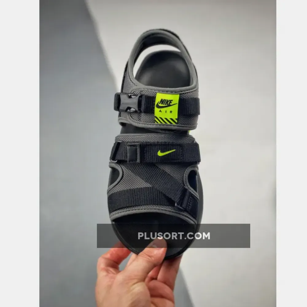 Nike Air Max Sol Sandals Black/Dark Grey/White/Volt  DD9972-004