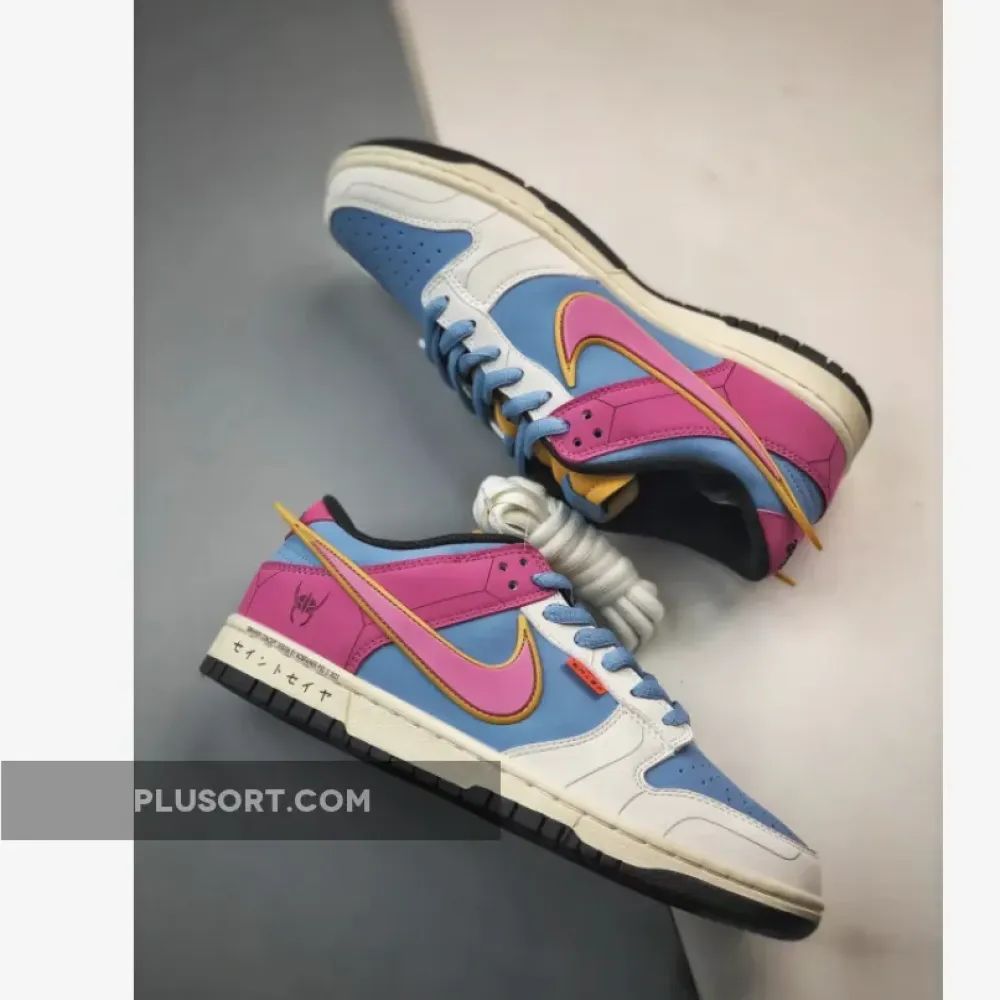 Saint Seiya x Nike Dunk Low Sail Red Blue