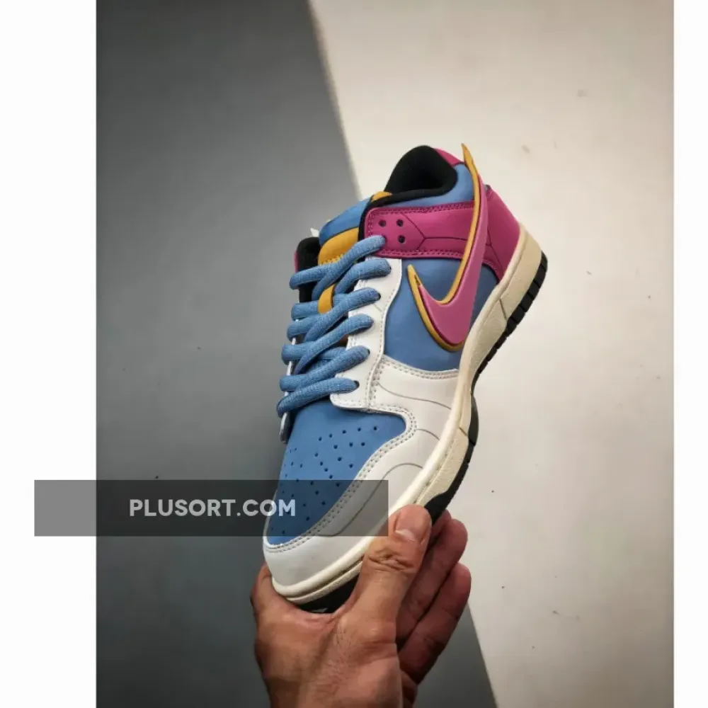 Saint Seiya x Nike Dunk Low Sail Red Blue