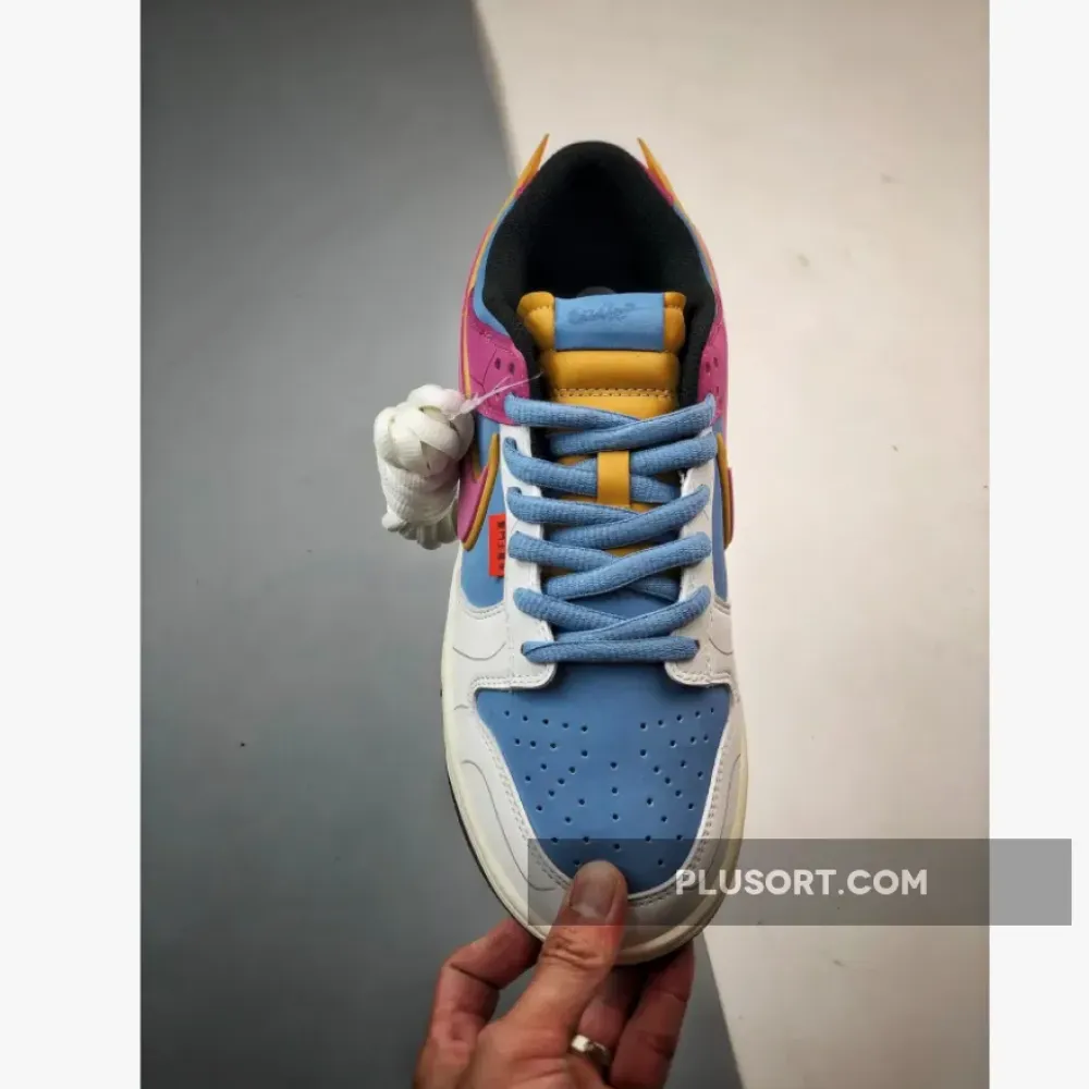 Saint Seiya x Nike Dunk Low Sail Red Blue