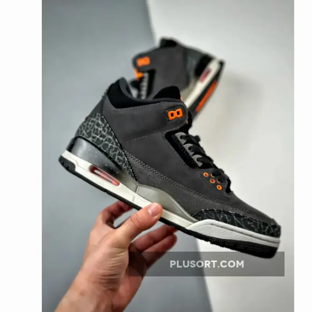 Air Jordan 3 “Fear” Night Stadium/Total Orange-Black  CT8532-080