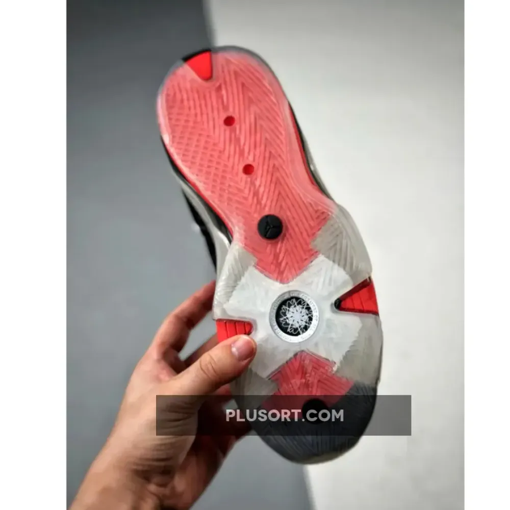 Air Jordan 38 “Fundamentals” White/Siren Red/Black  DZ3356-106