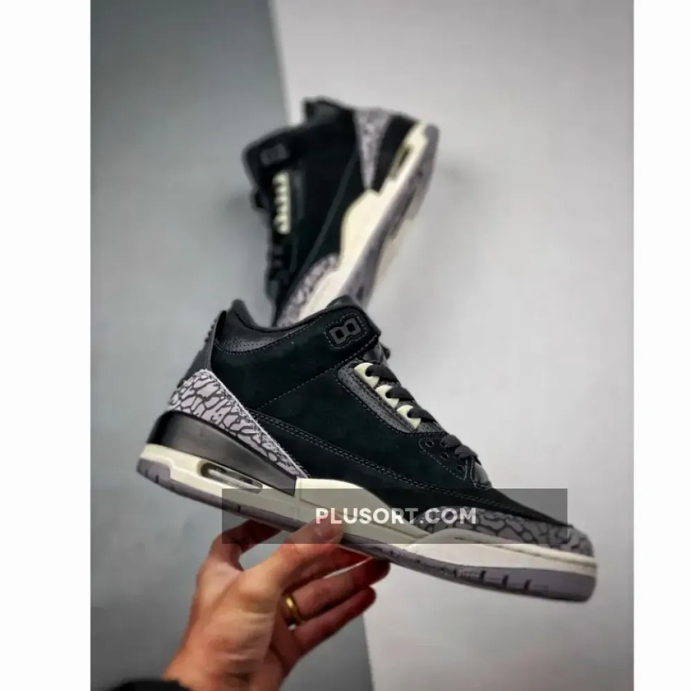 Air Jordan 3 Off Noir/Black-Coconut Milk-Cement Grey CK9246-001
