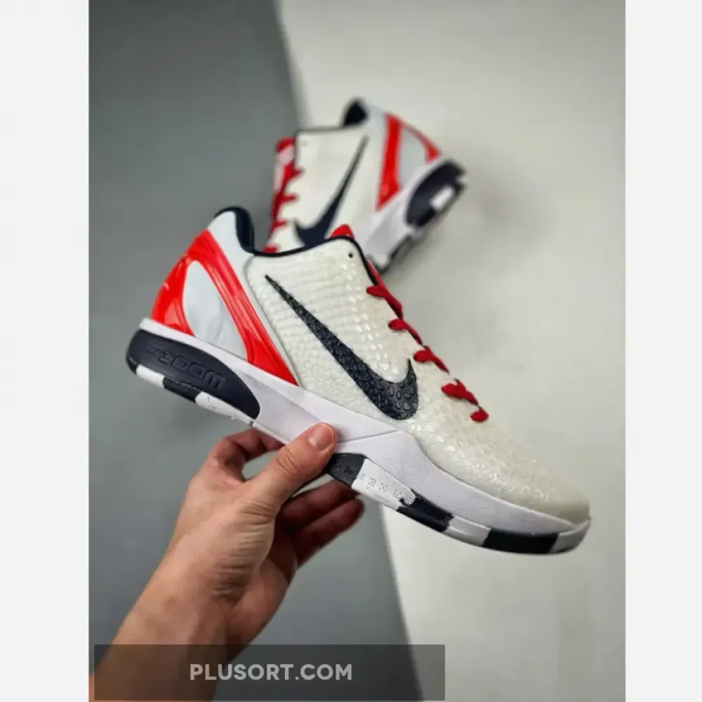 Nike Kobe 6 Protro “Team USA” Home White