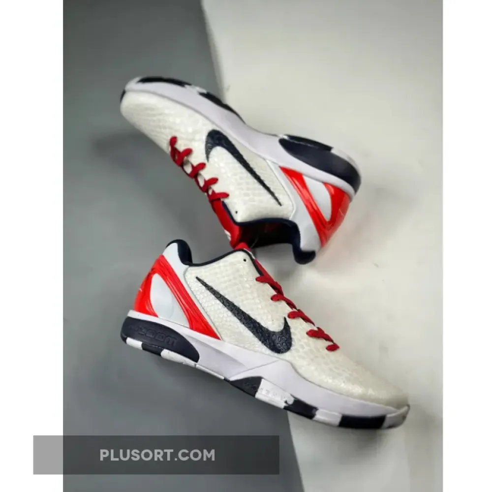 Nike Kobe 6 Protro “Team USA” Home White