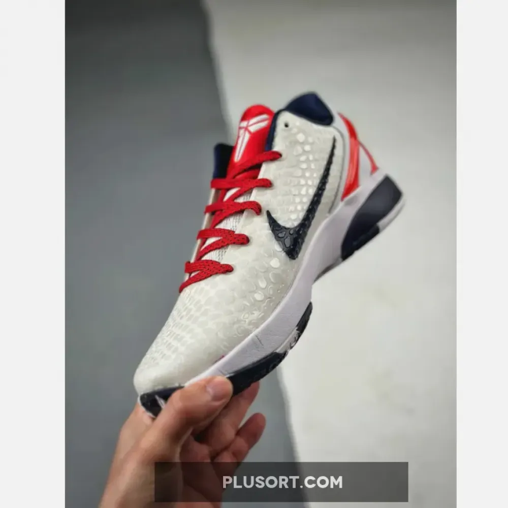 Nike Kobe 6 Protro “Team USA” Home White