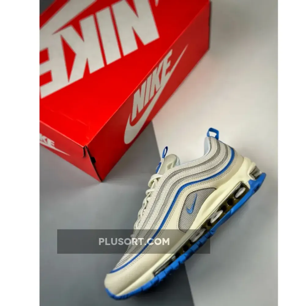 Nike Air Max 97 “Athletic Dept.” Sail University Blue  FN7492-133