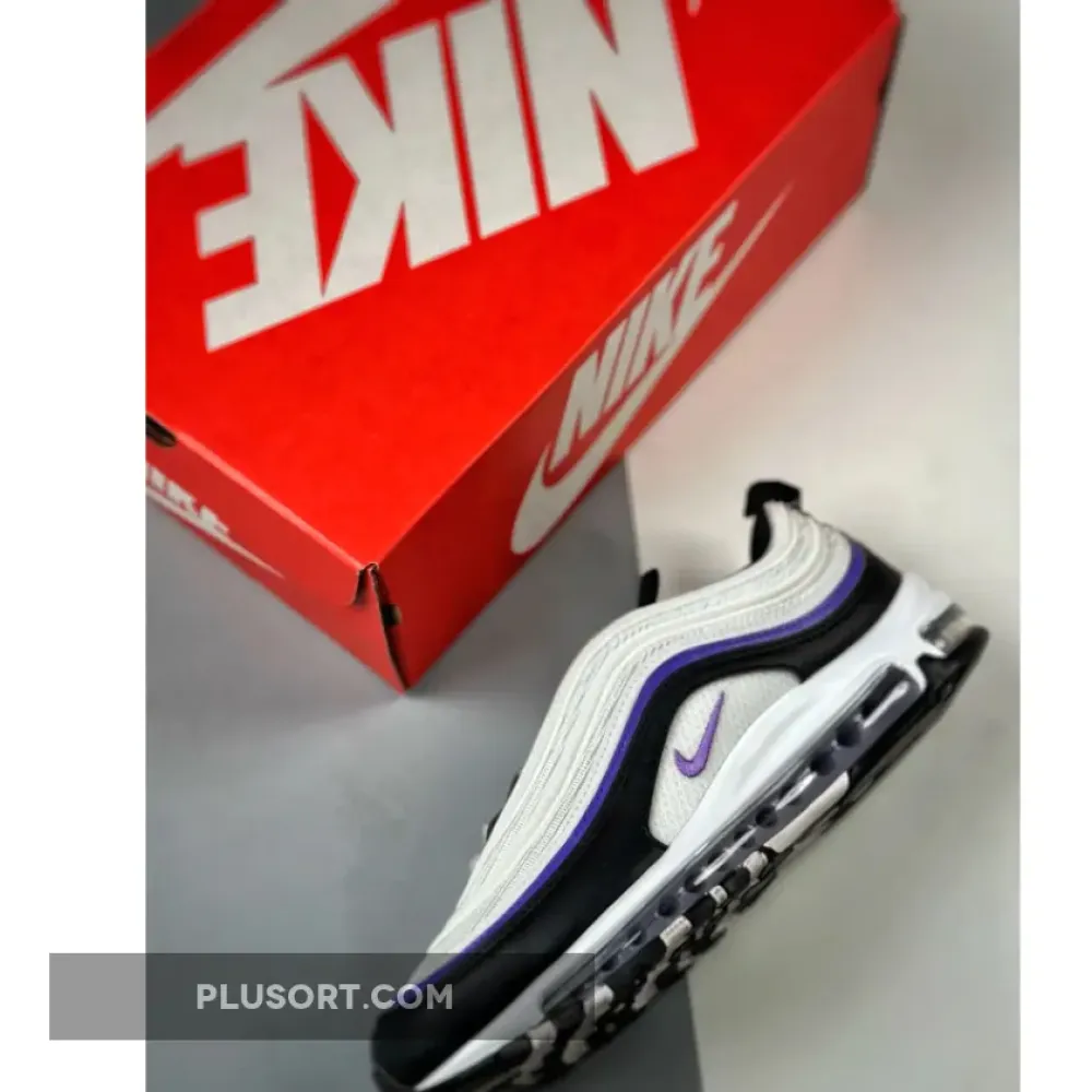 Nike Air Max 97 White/Black-Oxygen Purple-Action Grape  921826-109