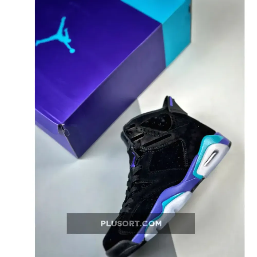 Air Jordan 6 “Aqua” Black/Aquatone-Bright Concord  CT8529-004