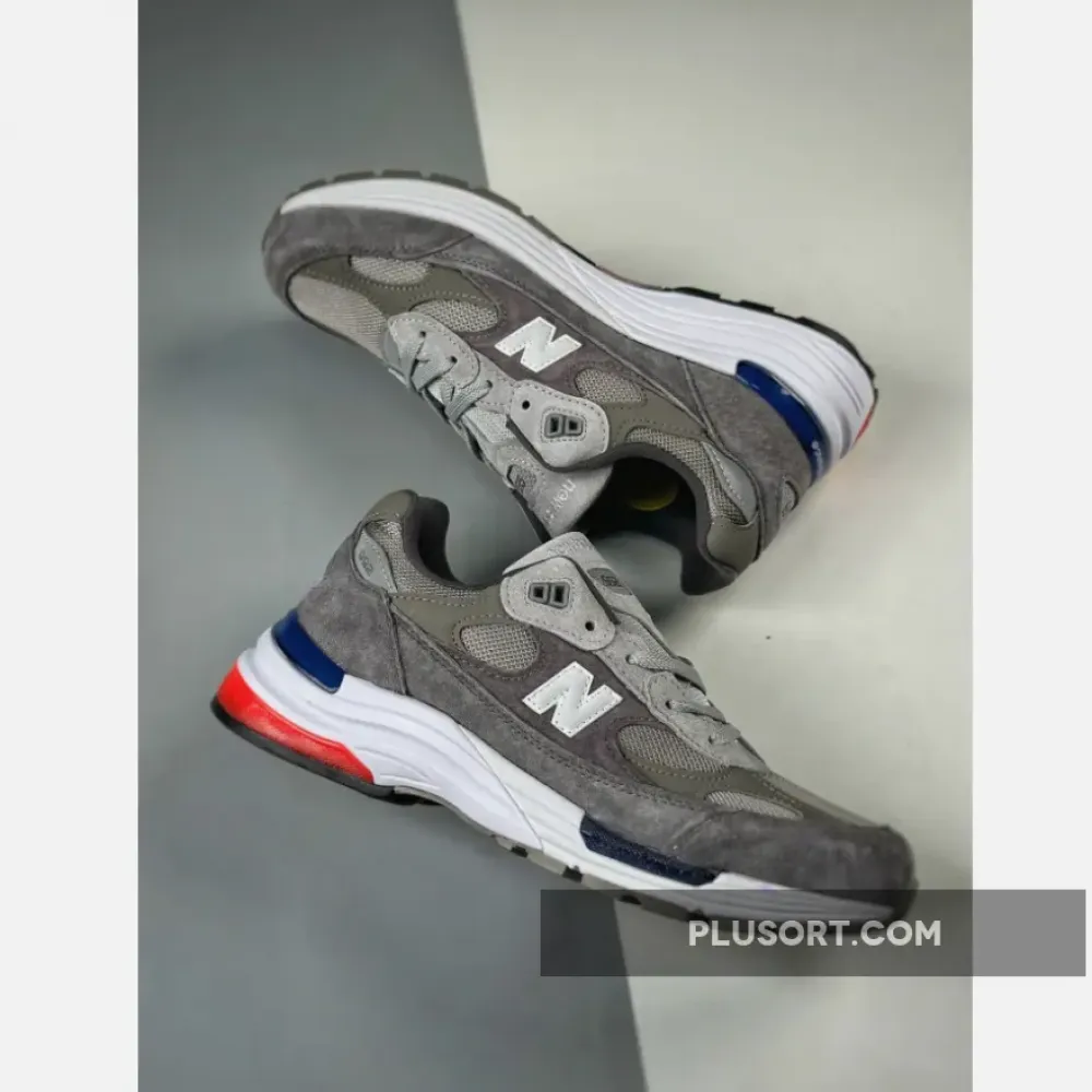 New Balance 992 Grey Blue Red M992MD M992AG