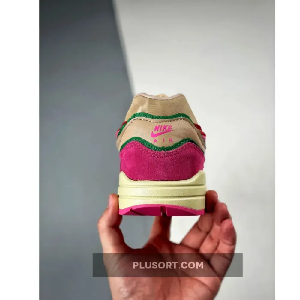 The Familia x Nike Air Max 1 Hemp/Pinksicle-Sanddrift  FN0598-200