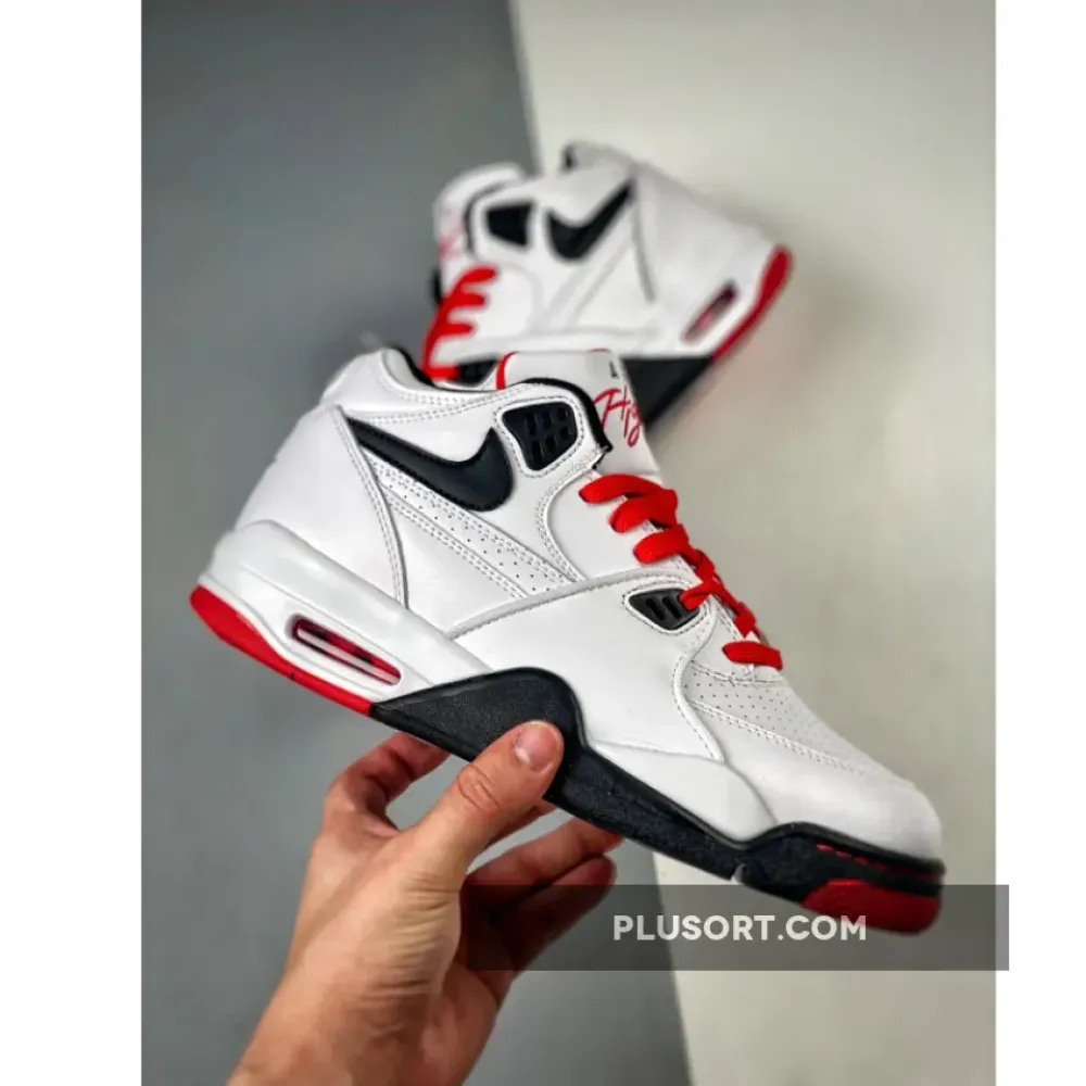 Nike Air Flight ’89 White/Black-Sport Red 306252-107