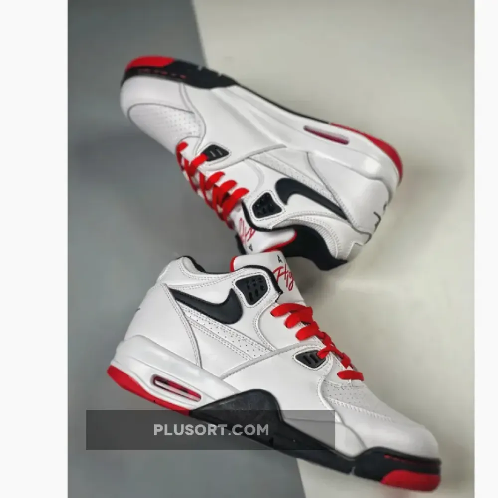 Nike Air Flight ’89 White/Black-Sport Red 306252-107