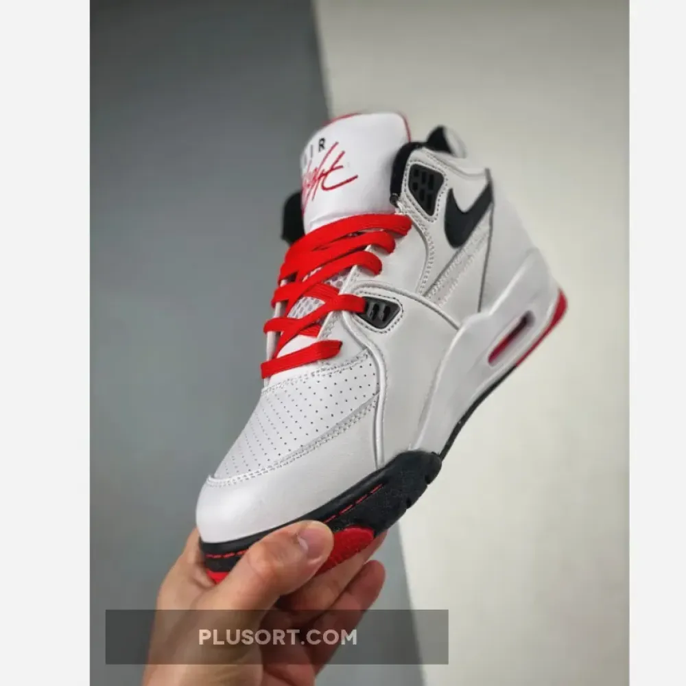 Nike Air Flight ’89 White/Black-Sport Red 306252-107