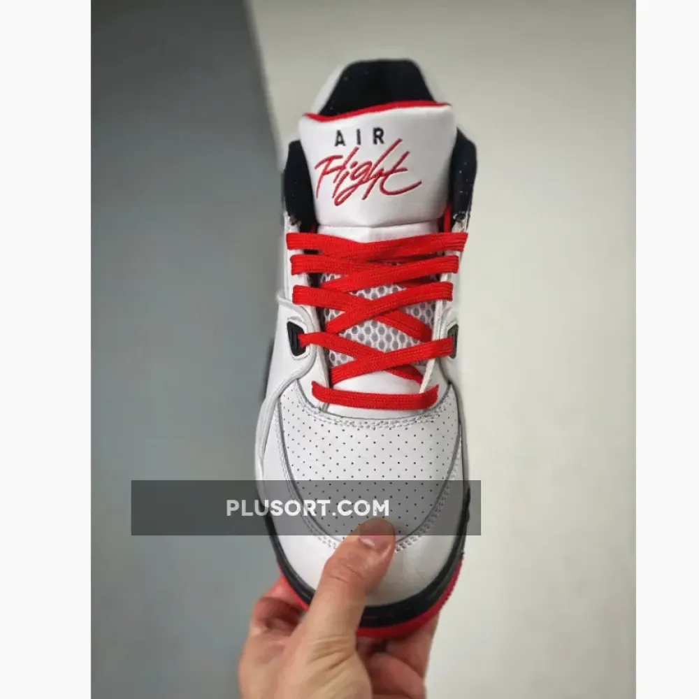Nike Air Flight ’89 White/Black-Sport Red 306252-107