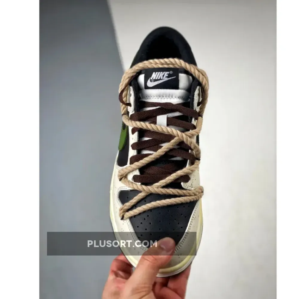 Nike Dunk Low Sail Black Green