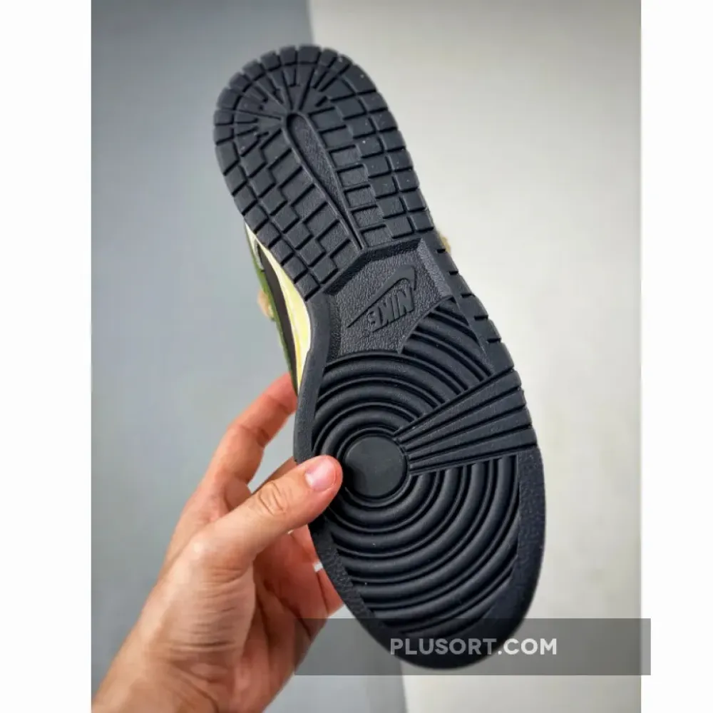 Nike Dunk Low Sail Black Green