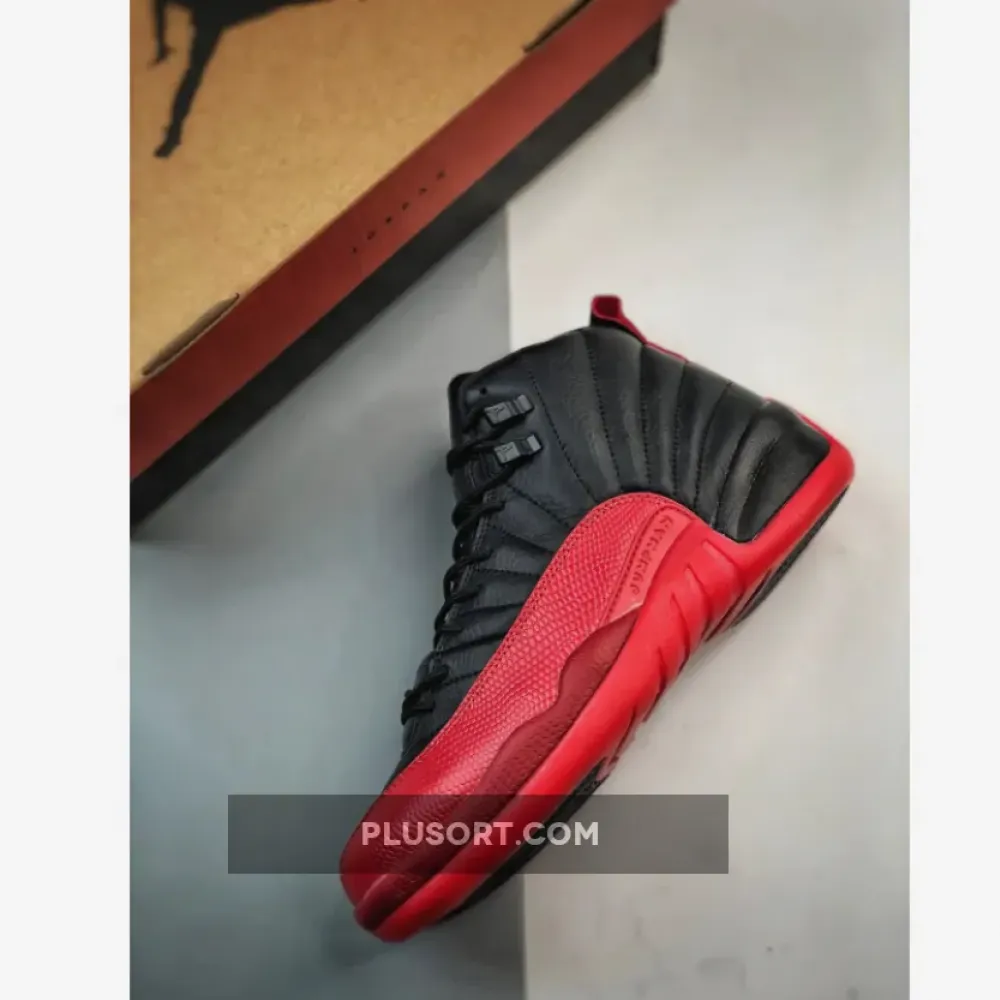 Air Jordan 12 “Flu Game” Black/Varsity Red  130690-002