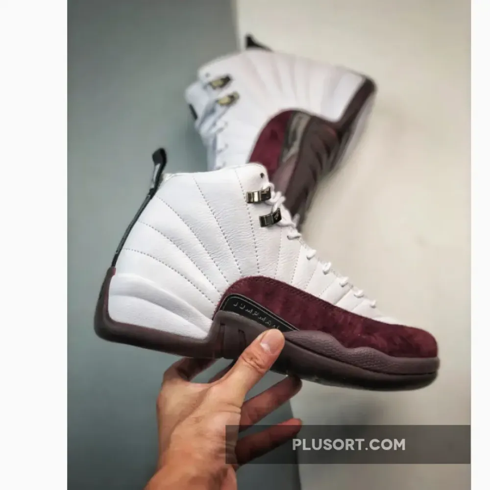 A Ma Maniére x Air Jordan 12 White/Black-Burgundy Crush  DV6989-100