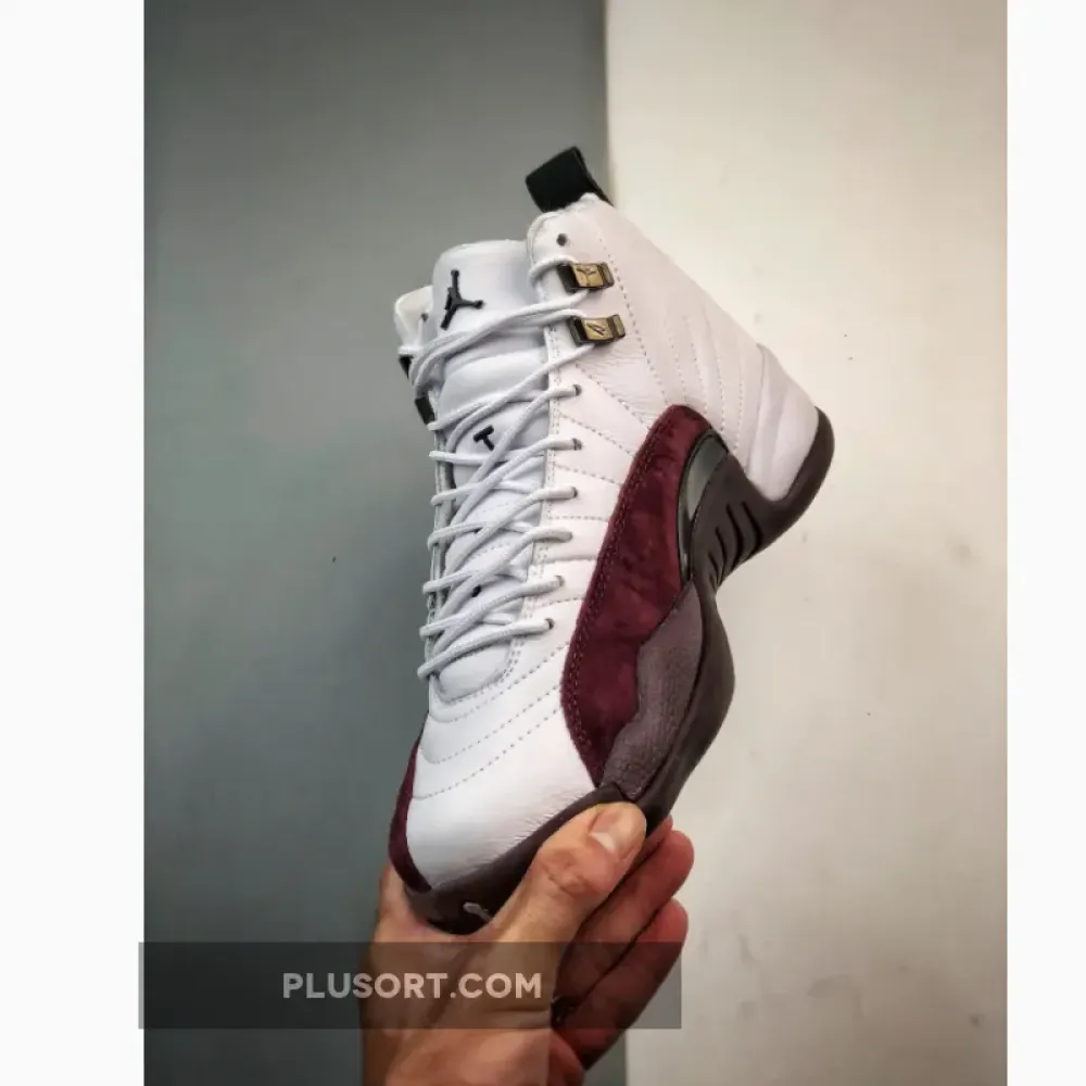 A Ma Maniére x Air Jordan 12 White/Black-Burgundy Crush  DV6989-100