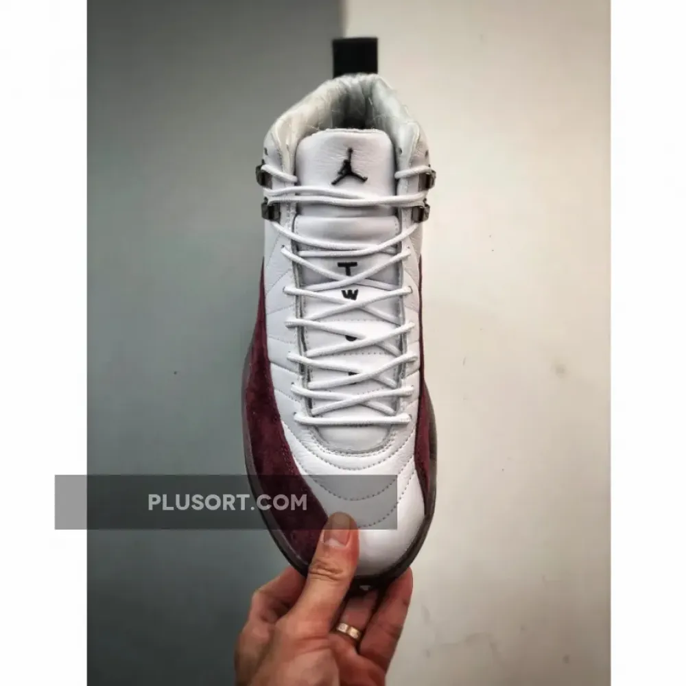 A Ma Maniére x Air Jordan 12 White/Black-Burgundy Crush  DV6989-100