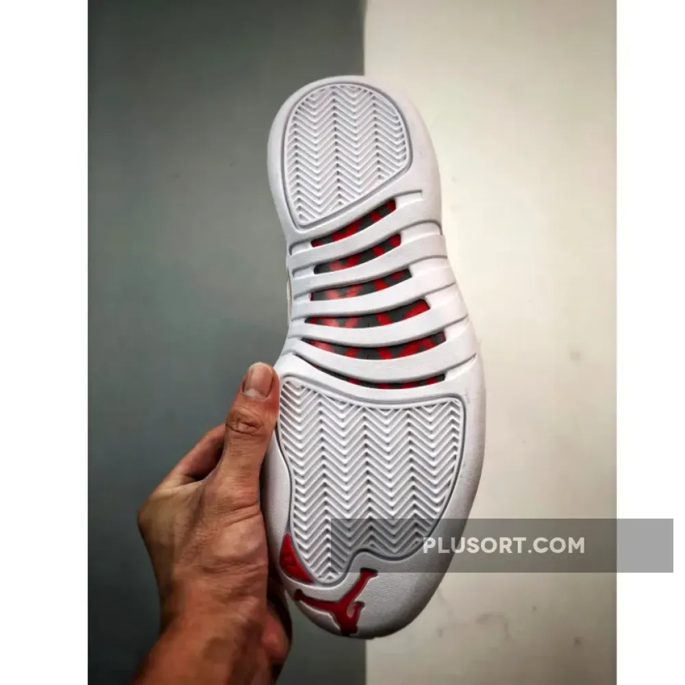 Air Jordan 12 “FIBA” White/Red-Metallic Gold 130690-107